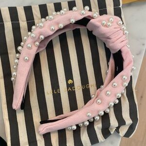 Lele Sadough Pink pearl Headband